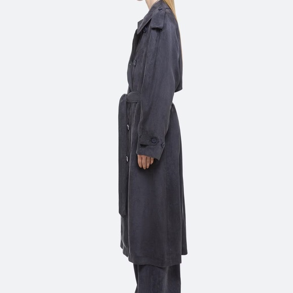 Helmut Lang Fluid Trench Coat - Picture 3 of 4